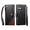 Black, variant on For iPhone 17 Phone Case,Anti-Scratch PU Leather PU Leather Folio Cover,Two-color Patching Design,Flip Folding Kickstand,With Card Holder,Wrist Strap,Shockproof Phone Case,Green