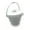 Gray, variant on SAMMART  10L (2.64Gallon) Collapsible Fishing Bucket with Locking Lid - Foldable Round Tub - Portable Plastic Water Pail - Space Saving Outdoor Waterpot - Trunk Organizer For All Types Of Vehicles