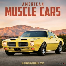 Quarto, Cars American Muscle 2025 Wall Calendar - Walmart.com