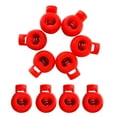 thumbnail image 1 of jinwen 10 Ball Shock Cord Bungee Rope Lock Toggle Stopper Buckles End Stop - Gray - Red Red10, 1 of 9