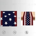 thumbnail image 6 of Beautynvta 4th of July Table Runner, Stars and Stripes Patriotic Table Runner, Red White Blue American Independence Memorial Day Kitchen Dining Table Decor, 13x72 Inch, 6 of 9