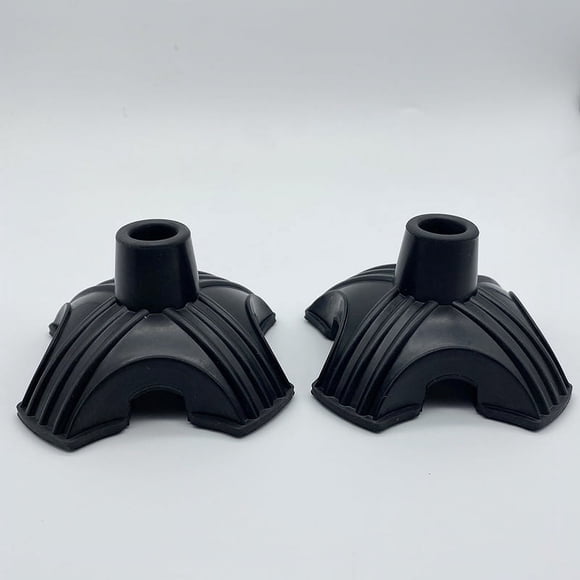 Almohadilla de goma para el pie de la muleta, cubierta de almohadilla de pie engrosada para bastón de montañismo, accesorios de almohadilla de pie triangular