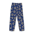 thumbnail image 4 of Kdxio Anchors and Nautical Print Men's Sleep Pajama Pant Lounge Pants with Pockets, 4 of 8
