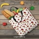 thumbnail image 5 of Balery Red Mushroom Bolsa de Mano para Mujeres con Cremallera, Bolsa de Gimnasio con Compartimentos, Bolsa para Laptop, Bolsa para Trabajo, 5 of 7