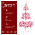 thumbnail image 2 of Árbol De Navidad 1.8m Decoración Navideña Moderna Lab.G, Rosa, 2 of 5