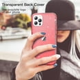 thumbnail image 4 of JETech Glitter Case for iPhone 12/12 Pro, 6.1-Inch, Bling Sparkle Shockproof Phone Bumper Cover, Cute Sparkly for Women and Girls (Red), 4 of 7