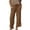 Brown, variant on Women’s Pants Wide Leg Baggy Pink Pants Women Casual Comfortable Work Pants Women Clothing