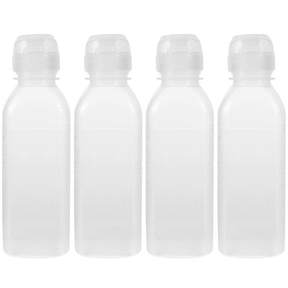 4pcs Plastic Squeeze Bottles Cooking Oil Bottle Sauce Bottle Condiment Dispenser
