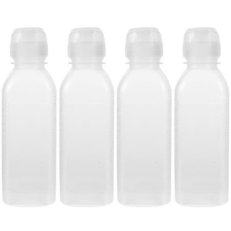 

4pcs Plastic Squeeze Bottles Cooking Oil Bottle Sauce Bottle Condiment Dispenser