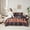 Orange Black, variant on jejeloiu Football Game 7-Piece Twin Bedding Sets,Gray Green Bedding Comforter Set For Teens Reversible