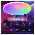 thumbnail image 4 of Rgb Lámpara De Techo Lámparas Led Interior De Techo Lámpara De Techo Inteligente Plafón Redondo Rgb/blanco/modo Cálido 160000 Colores Ajustables Brillo Regulable 24w Usar Cozylife Wifi Alexa Google, 4 of 4