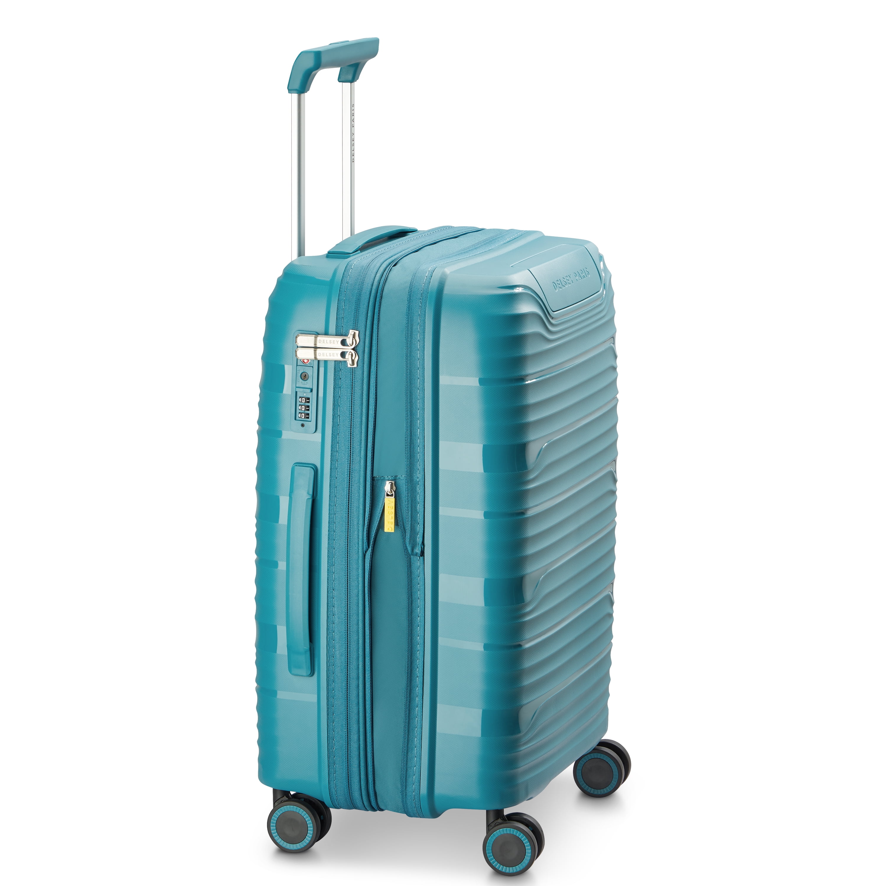 DELSEY PARIS Dune 20" Carry-on Hardside Expandable Spinner Luggage, Teal