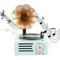 thumbnail image 4 of Turntable Record Player Bluetooth 5.0 Gramophone for Souvenir Collection Bar, 4 of 6