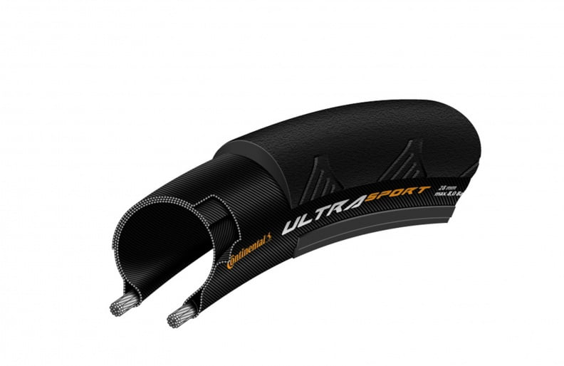 continental ultra sport ii wire bead road tyre