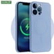 thumbnail image 2 of Magsafing funda de carga inalámbrica para iPhone 13 12 11 Pro Max 14 7 8 Plus X Xs Xr silicona líquida magnética a prueba de golpes Coque Tan Jianjun unisex, 2 of 2