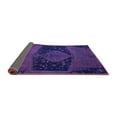 thumbnail image 2 of Ahgly Company Indoor Rectangle Abstract Purple Modern Area Rugs, 8' x 10', 2 of 4