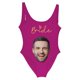 thumbnail image 1 of MKLEKYY Trajes De Baño Mujer Completo Women Fashion Diy Letter Print Piece Swimsuit Sexy Bikini Swimwear Bathing Sleeveless Backless Swimsuit 645, 1 of 3