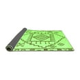 thumbnail image 2 of Ahgly Company Indoor Rectangle Solid Green Modern Area Rugs, 6' x 9', 2 of 4