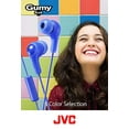 thumbnail image 3 of JVC Gumy Plus In Ear Earbuds Headphones with Mic and Remote, Powerful Sound, Comfortable and Secure Fit, HAFX7MW (White), 3 of 10
