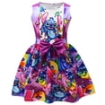 thumbnail image 3 of 2024 Disney Lilo & Stitch Kids For Girls Vestido Falda de película Lindo dibujo animado Stitch Vestidos de fiesta Lazo Niñas Vestidos casuales, 3 of 5