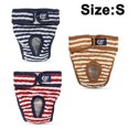 thumbnail image 1 of Reusable Female Dog Diapers (Pack of 3), Washable Diaper Wrap for Female Dogs, Absorbent and Comfortable Sanitary Pants, Dog Diapers Female (Fits Newborn Puppies) - Cute Pattern, 1 of 6