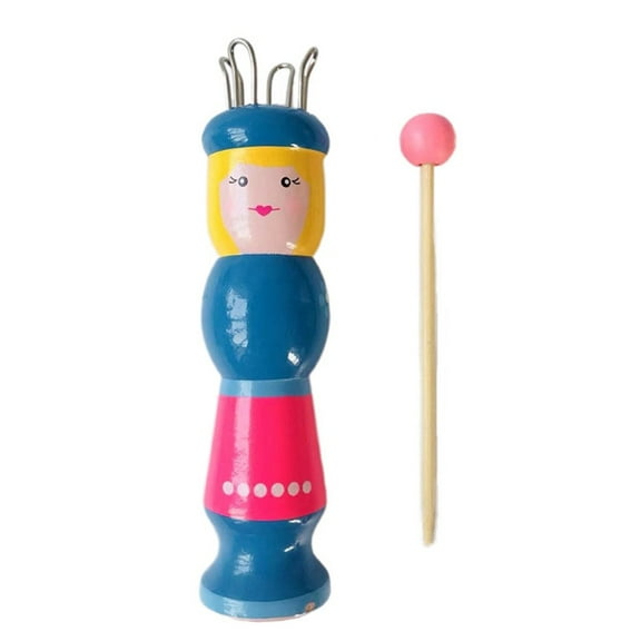 Lierteer French Knitter Knitting Spool Wood Knitting Tool Wood Yarn Knitting Doll Maker Carfts Wooden Knitter With Needle 2 Style B
