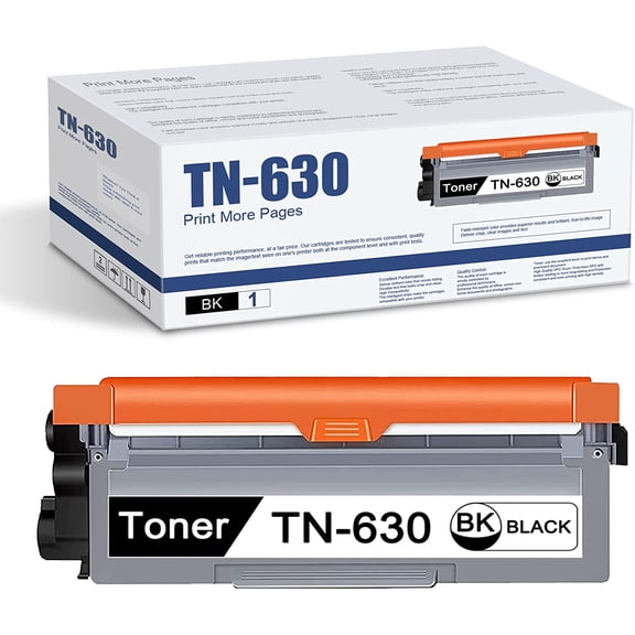 TN630 Toner Cartridge Replacement for Brother HL-L2300D HL-L2305W Printer (1 Pack, Black)