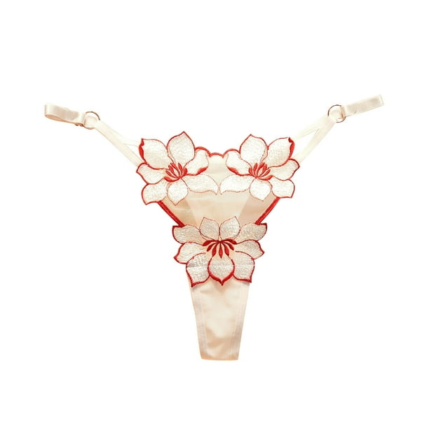 Perspectiva de mujer Bragas bordadas Cinturón de diamantes sexy Puede controlar Tanga de tul sexy Fridja nalpqowj48476