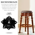 thumbnail image 6 of 6 inch boat seat swivel plate fishing boat marine seat swivel rotation 360 degree rotation universal set 15.4 x 15.4 x 2 cm, 6 of 8