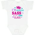 thumbnail image 3 of Inktastic Back to School I'm Bringing Sass To The Class with Crown Girls Baby Bodysuit, 3 of 5