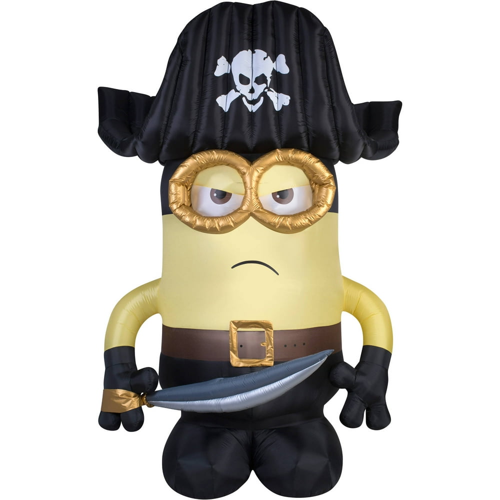 Gemmy Airblown Inflatable 9' X 6' Giant Eye Pirate Matie Minion
