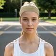 thumbnail image 2 of Unique Bargains Compression Headband Elastic Headband for Sport Beige 1 Pc, 2 of 6