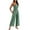 Army Green, variant on Strapless Jumpsuits for Women Dressy Tunic Waist Solid Color Pullover Sleeveless Formal Wide Leg Straight Elegant Rompers for Working Casual Black S-2XL