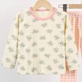 thumbnail image 6 of TOWED22 Toddler Boys Planet Pajamas Dinosaur Cotton Kids Truck 2 Piece Train Kids Pjs Fall Winter Sleepwear Clothes Set 6-12 Months 12-24 Months 2t 3t 4t 5t 6t 7t 8t 9t Children,Light Pink,12-18 M, 6 of 8