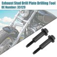 thumbnail image 2 of Unique Bargains M8x1.25 Exhaust Bolt Nut and Spring Set 35129 Repair Tool for Joint Fastening, 2 of 6