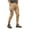 Khaki, variant on Men's Solid Color Outdoor Overalls, Casual Tactical Cuff Trousers with Multiple Pockets for Hiking, Workwear and Street Style,Black,L