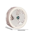 thumbnail image 3 of Rechargeable Camping Fan with LED Light - Portable USB Desk Fan for Tent, Home & Outdoor Use, 3 of 8