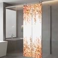 thumbnail image 3 of Orange Eucalyptus Leaves Window Privacy Film, Spring Floral Summer Botanical Static Cling UV Sun Blocking Heat Control Window Tint, Non-Adhesive One Way Windows Privacy Cover 23.6''x59'', 3 of 7