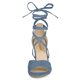 thumbnail image 2 of Sandalias De Mujer Con Tacón En Bloque Y Cordones Azul claro 9, 2 of 6