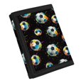 thumbnail image 2 of FUIALDOLG Polyester Fabric Children's Trifold Wallet with Magic Sticker Zipper Closure, Youth Wallet for Outdoor Travel and Sports, 2 of 7