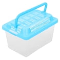 thumbnail image 1 of Boîte d'Alimentation Portable pour Petite Tortue Maison Poissons Rouges Boîtes pour Tortues Habitat pour Reptiles Boîte pour Poissons Rouges Aquarium Transparent Aquarium à Main, 1 of 5