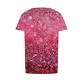 thumbnail image 6 of Odbmxy Blouse for Women Graphic Short Sleeve Tops for Women 2025 Everyday Dressy Fancy Leisure Relaxed Fit Tops,XXL, 6 of 6