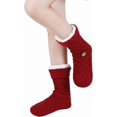 thumbnail image 4 of Winter Womens Warm Fluffy Slipper Socks, Soft Cozy Fuzzy Christmas Sock with Non-Slip Grippers for ladies Gifts, 4 of 7