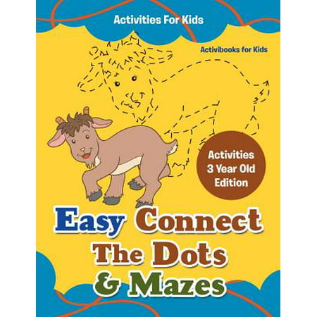 Easy Connect the Dots & Mazes Activities for Kids - Activities 3 Year Old