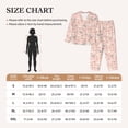 thumbnail image 4 of Fotbe Chicken And Goose Pattern Long Sleeve Pajama Set for Women,Sleepwear Set,2-piece Loungewear Set,Soft PJs Comfy Nightwear with Pockets -XX-Large, 4 of 7