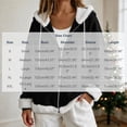 thumbnail image 3 of Fewfanhot Women Clothing Sherpa-Lined Fleece Full-Zip Hooded Jacket with Drawstring, 3 of 9