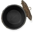 thumbnail image 5 of Casafield Hyacinth Trash Can with Lid and Liner, Espresso Brown Wicker Waste Basket for Garbage in the Bathroom, Bedroom, Laundry Room, Home Office, 5 of 7