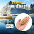 thumbnail image 5 of BLEEUS Fishing Feeder Bait Cage Load Iron Head Fishing Trap Basket Holder Fishing supplies (30g), 5 of 8