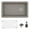 Concrete, variant on Karran Usa QU-670-CN-PK1 Quartz Qu 31-3/4" Undermount Single Basin Quartz Composite