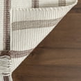 thumbnail image 2 of Rugs USA Toluca Striped Wool Area Rug, 4' x 6', Toluca Ivory, 2 of 8
